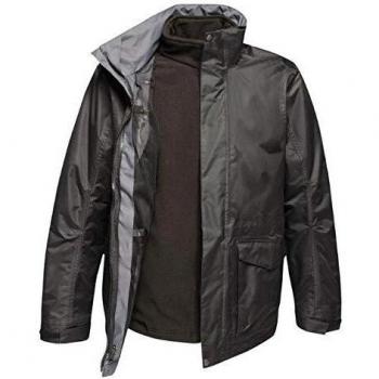Regatta TRA147 Benson III Breathable 3-in-1 Men's Waterproof Jacket S Black