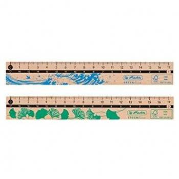50033614 righello Righello da scrivania 170 mm Legno Marrone