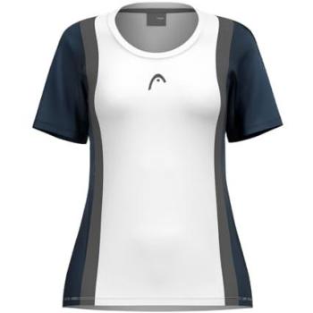 Tech Comfort Tshirt 25 voor dames – Wit/Donkerblauw