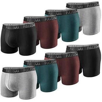 Sous-vêtements Fitted Fullluwaa (Lot de 8) Homme Coton Multicolore