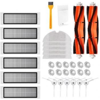 Replacement HEPA Filter and Side Brushes for Xiaomi 1S S50 S51