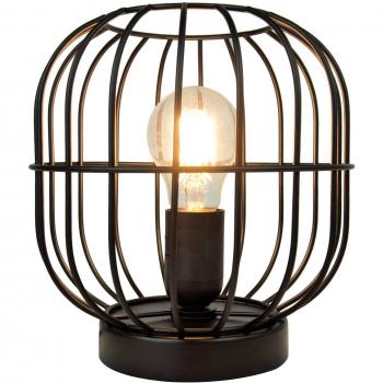 Lampada Zenith da tavolo a gabbia, colore nero