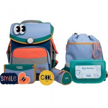 SCHOOL-MOOD® Schulranzen Timeless Pro (Set, 6-tlg)