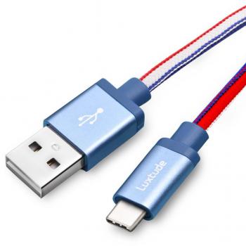 USB C Fast Charge Cable 1M – Luxtude Quick Charge 2.0 for Google Pixel & S8 Plus