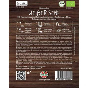 Microgreens Senape Biologico – Semi di Salvia