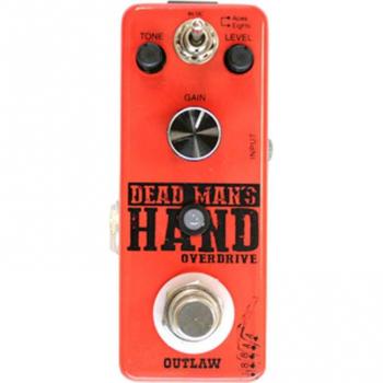 Outlaw Effects Dead Mans Hand 2-Mode Overdrive Pedal