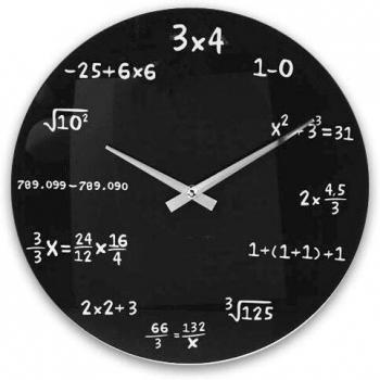 Horloge Murale Moderne en Verre Blanc