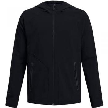 Under Armour Unstoppable Kinder-Regenjacke mit Reißverschluss in Schwarz