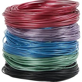Vibrant Al Wire Assortment 1.5mm x 20m – 5 Pack