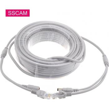 Ethernet RJ45 Power Cable for IP Cameras