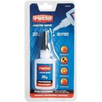 Adhesivo Cianocrilato 20gr Ratio Super Glue