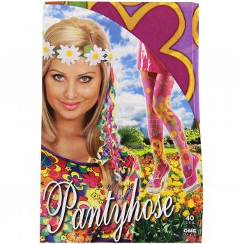 Hippieblume Feinstrumpfhose Widdmann 70er Edition