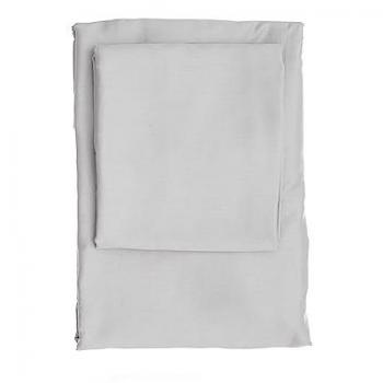 Drap Housse 90x200 cm en Coton Gris Clair