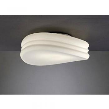 Large 3-Light Ceiling and Wall Lighting by Mediterraneo, Inspired Design, E27 Bulbs, Frosted Glass