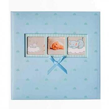 Álbum Memo Baby Polka Blue 200 Bolsillos 10x15 cm