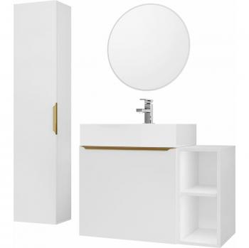 Comfivo 406 Set bagno Raffinato Bianco e Oro