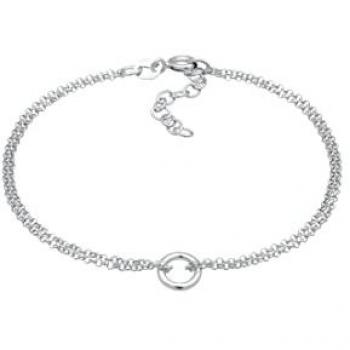 Elli 925 Silber Damen Armband Minimalistischer Kreis