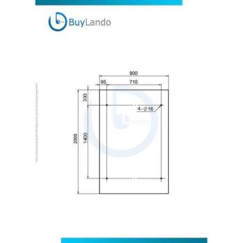 Eleganza Transparente 200x90