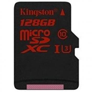 Tarjeta microSD Kingston 128GB UHS-I U3 SDCA3