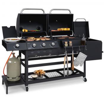 Griglia Combinata Kingsville 13,5 kW Nero