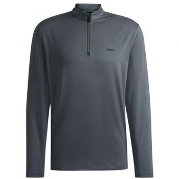BOSS Green Longsleeve Modell 'Piraq' in Anthrazit, Größe XXL