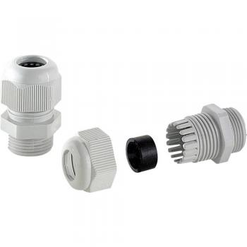 TRU COMPONENTS PG21 Halogen-Free Cable Gland Grey-White