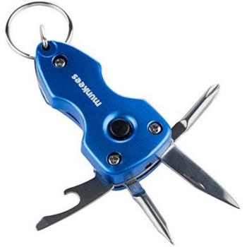 Munkees 6-in-1 Multi-Tool mit integrierter LED und Schlüsselanhänger