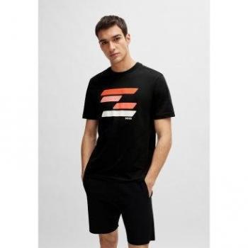 Camiseta BOSS Negra Manga Corta