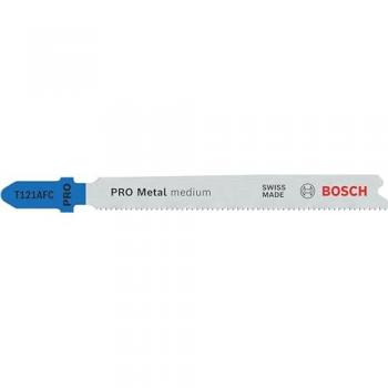 Bosch Professional Zubehör, Lama, PRO Metal medium T121AFC Lama per seghetto alternativo, 92 mm, 3 pezzi