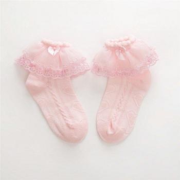 Tobillo Encantado: Calcetines Ruffle para Bebé y Niña