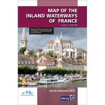 Map Inland Waterways of France