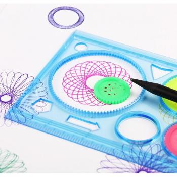 Multicolor Spirograph Drawing Tools