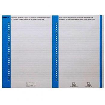 Elba ruiterstrook type 9, vel met 31 etiketten, blauw