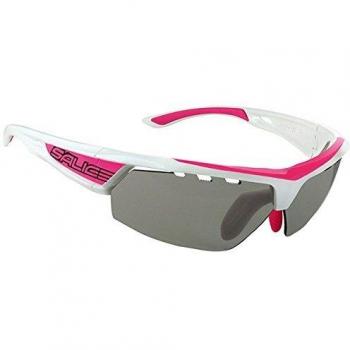 Salice 005 CRX B White Large Sunglasses with Grey Lens