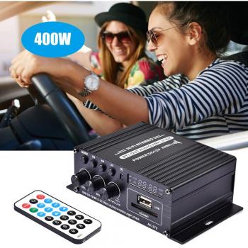 12V 400W Car Audio Amplifier with FM Radio