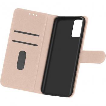 Coque Samsung Galaxy A33 5G avec Support Vidéo et Porte Carte Rose