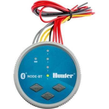 Programador Riego Hunter NODE‑BT‑400 – 4 Zonas con Control Inalámbrico y Resistencia al Agua