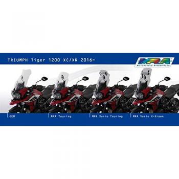 Vario Tourenschalldämpfer‑Scheibe VTM Tiger 1200 (2016–2020) – getönt