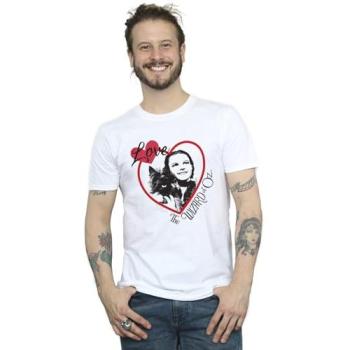Wizard of Oz Men’s Classic Love Heart T‑Top – 5XL, White