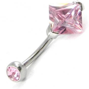 Lily's Splendidi Trésors H9409 Body Piercing Essenziale Rosa Sorridente