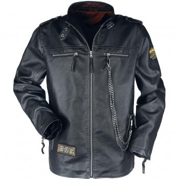 Stranger Things Hellfire Club Men's Black Imitation Leather Jacket