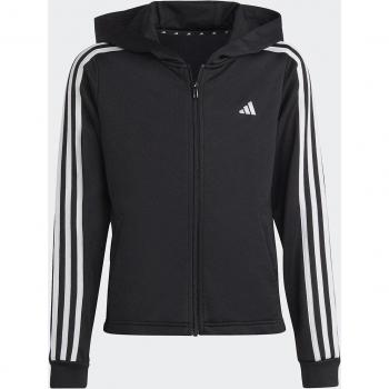 Veste coupe‑sang adidas Training ES 3 Stripes – Coton Noir et Blanc