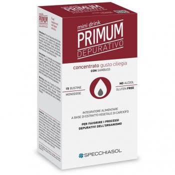 Primum Depurativo Minidrink Gusto Ciliegia 15 bustine
