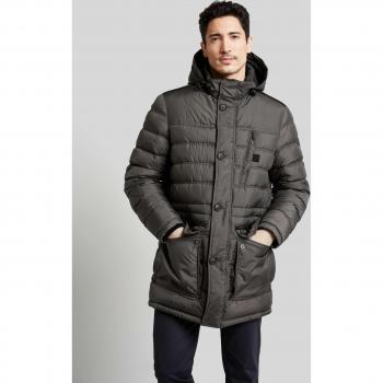 Parka mit abtrennbarer Kapuze in grau