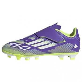 F50 Club Hook‑and‑Loop Kids – adidas, violett