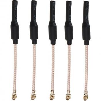 5 PCS 6.5cm Brass Omni-Directional Antenna for 5.8G Video Transmission with U.FL IPEX