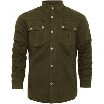 Bores Driver Giacca Moto Verde 2XL