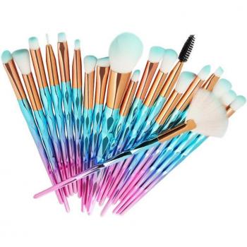 20pcs Diamond Beauty Makeup Brush Set