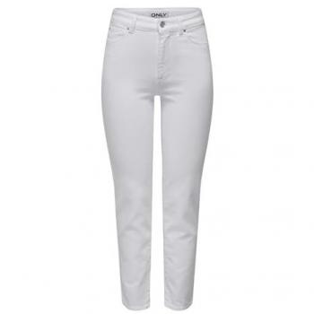 ONLY Jeans Emily 15292435 Weiß Straight Fit 28_30 Damen