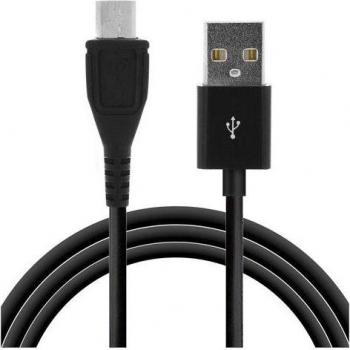 Micro‑USB Cable 2 m – Charge/Transfert – Noir